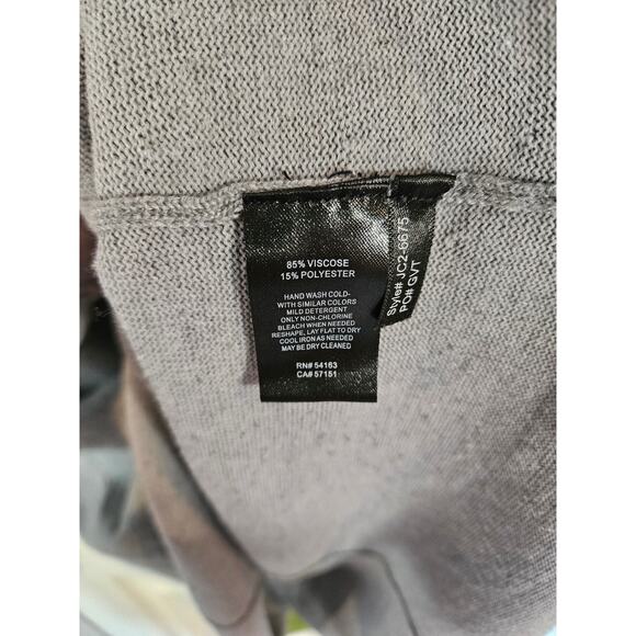 JH color block sweater dress Womens large green gray black preppy viscose sale - Picture 4 of 6